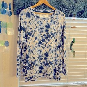 The Sweatshirt Project Blue Tye-dye SZ LG